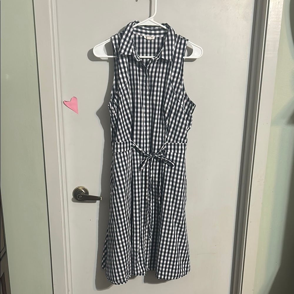 Westport Navy blue and White Sleeveless Polo Sundress